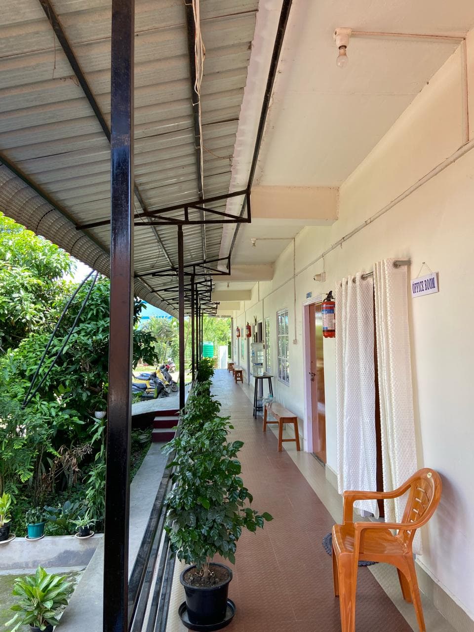 Campus corridor and administrative block
